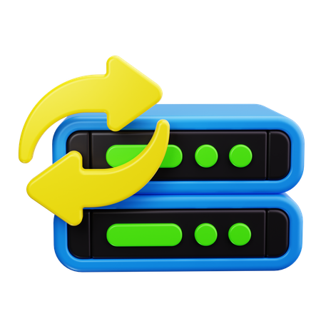 Backup Server  3D Icon