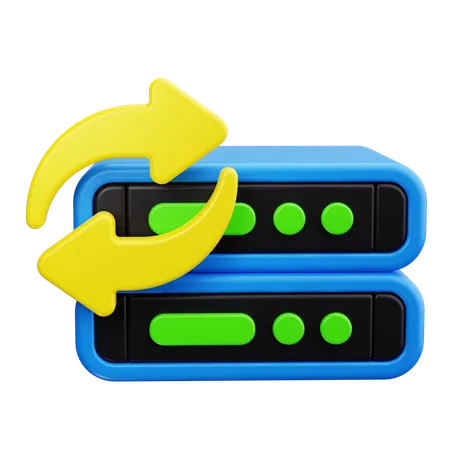 Backup Server  3D Icon