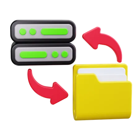 Backup Server  3D Icon