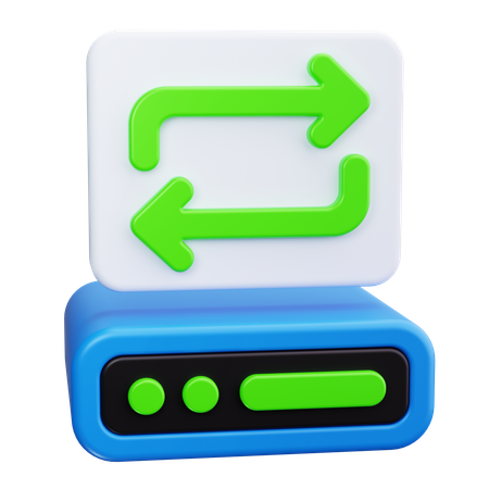 Backup Server  3D Icon