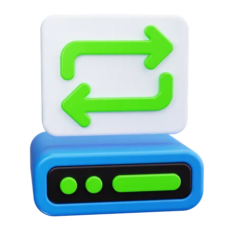 Backup Server  3D Icon