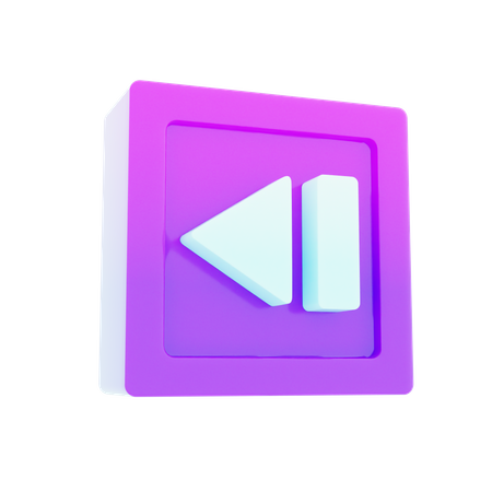Backward  3D Icon