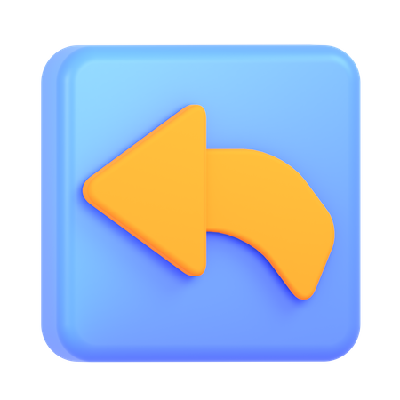 Backward  3D Icon