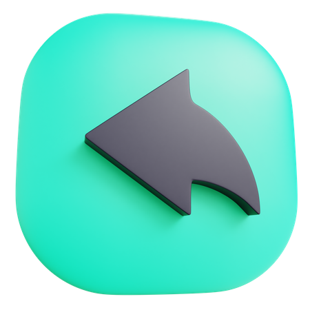 Backward  3D Icon