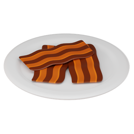 Bacon  3D Icon