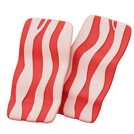 Bacon  3D Icon