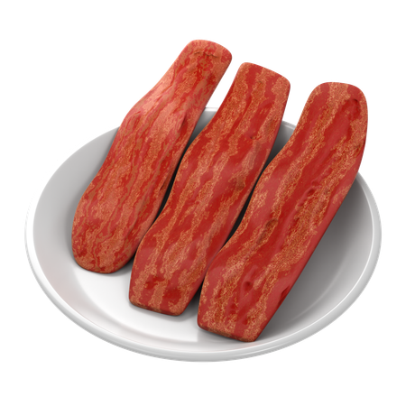 Bacon  3D Icon