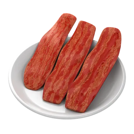 Bacon  3D Icon