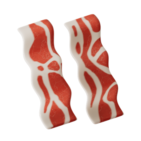 Bacon  3D Illustration