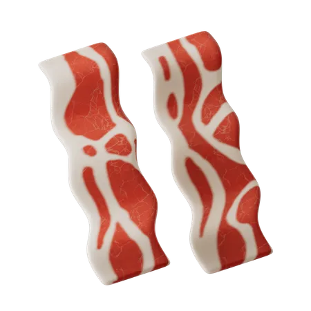 Bacon  3D Illustration