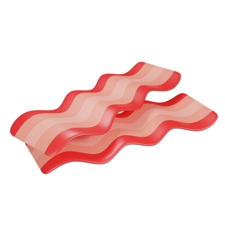 Bacon  3D Illustration