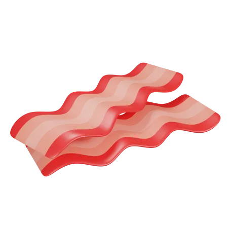 Bacon  3D Illustration