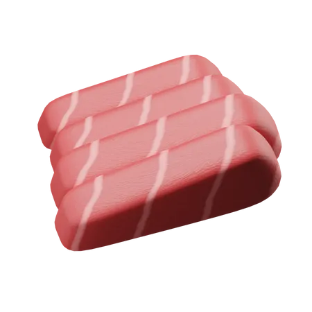 Bacon  3D Illustration