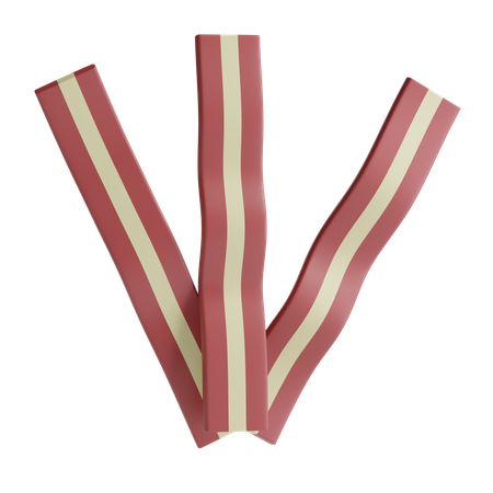 Bacon 3D Illustration