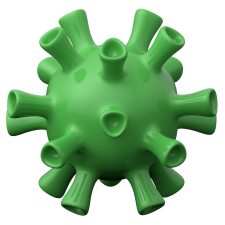 박테리아  3D Icon