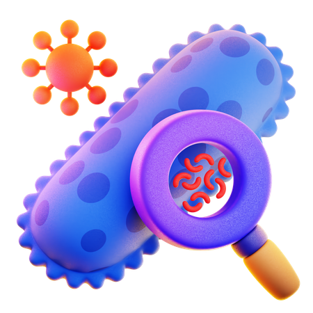 Bacteria  3D Icon