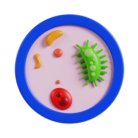 Bacteria  3D Icon