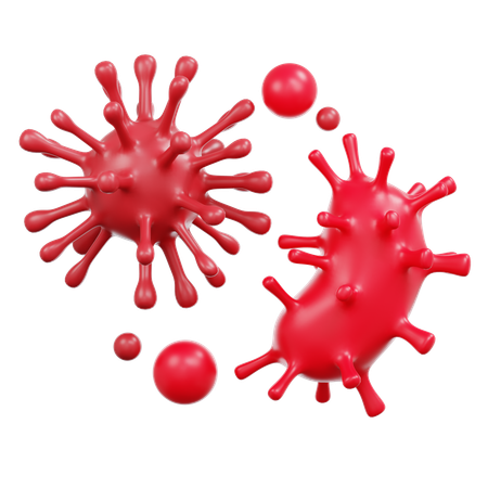 Bacteria  3D Icon