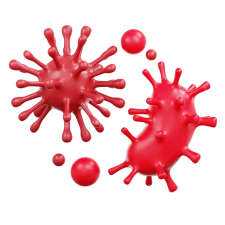 Bacteria  3D Icon