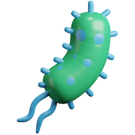 Bacteria  3D Icon