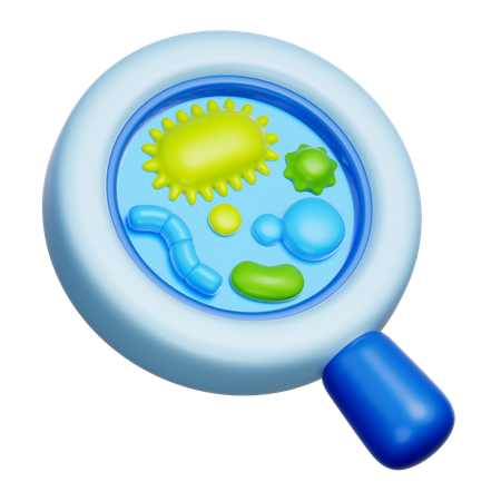 Bacteria  3D Icon