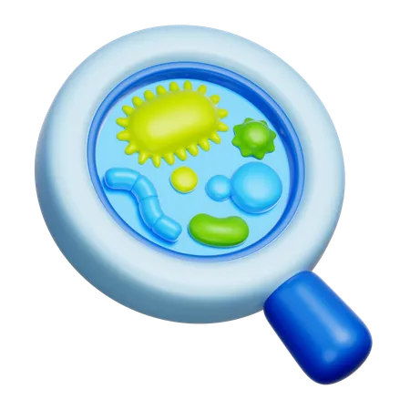 Bacteria  3D Icon