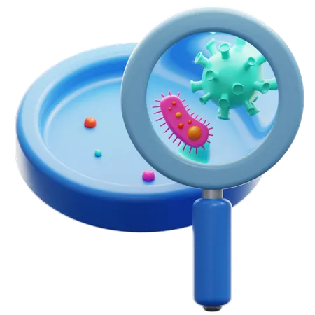 Bacteria  3D Icon