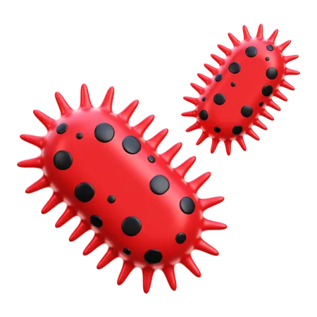 Bacteria  3D Icon