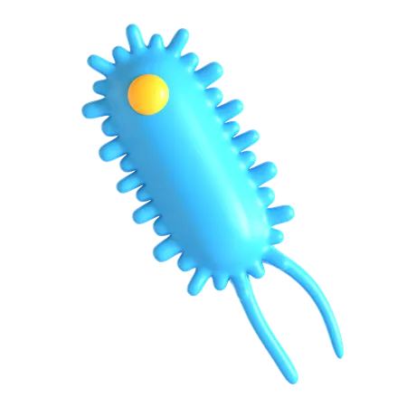 Bacteria  3D Icon