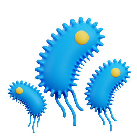 Bacteria  3D Icon