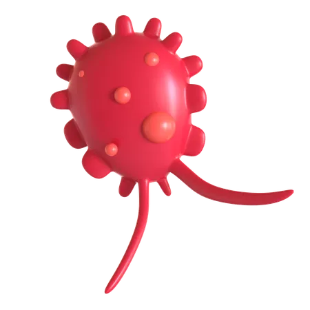 Bacteria  3D Icon