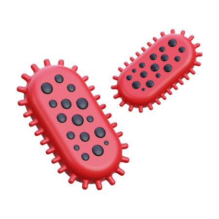 Bacteria  3D Icon