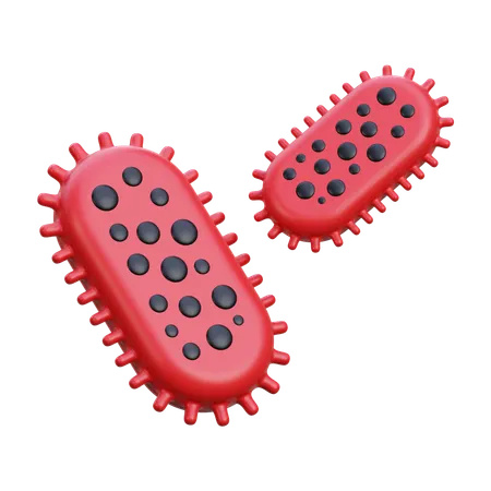 Bacteria  3D Icon