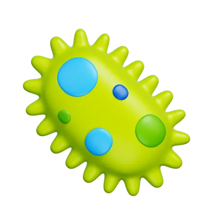 Bacteria  3D Icon