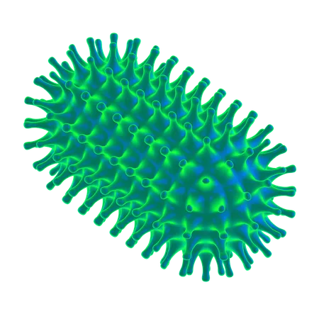 Bacteria  3D Icon