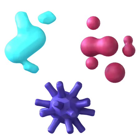 Bacteria  3D Icon