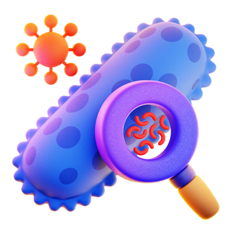 Bacteria  3D Icon