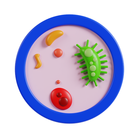 Bacteria  3D Icon