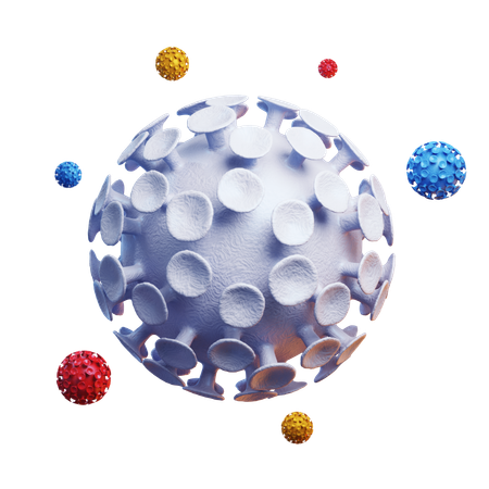 Bacteria  3D Icon
