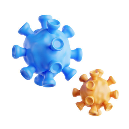 Bacteria  3D Icon
