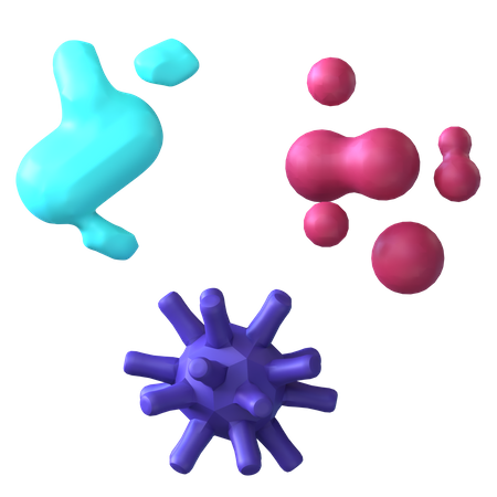 Bacteria  3D Icon