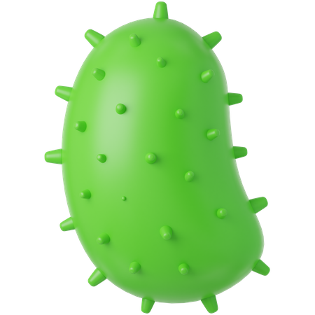 Bacteria  3D Icon