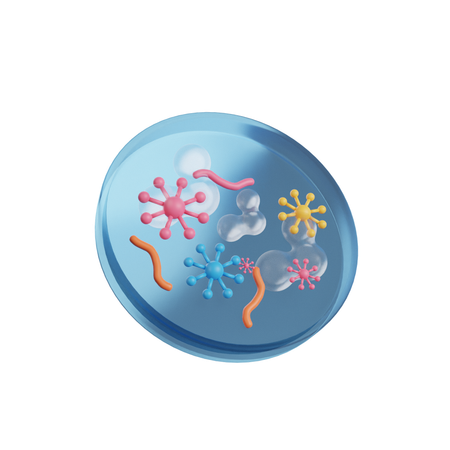 Bacteria  3D Icon