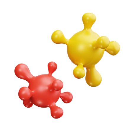 Bacteria  3D Icon