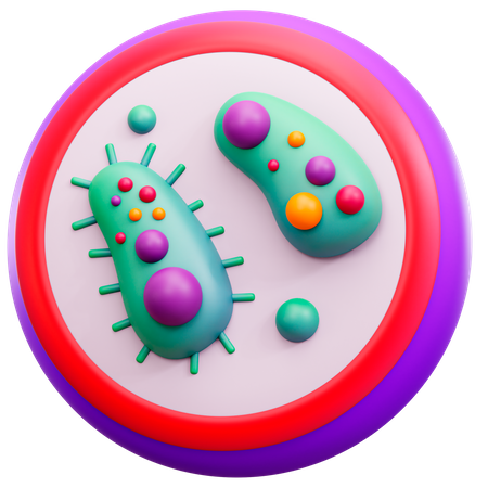 Bacteria 3D Illustration