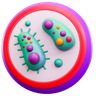 bacteria 3d logo
