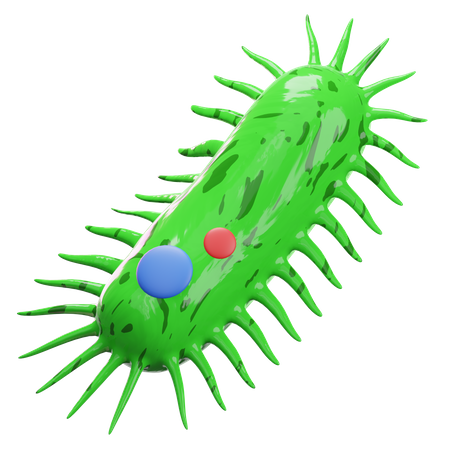Bactérias  3D Illustration