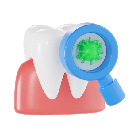 Bactérias dentárias  3D Icon