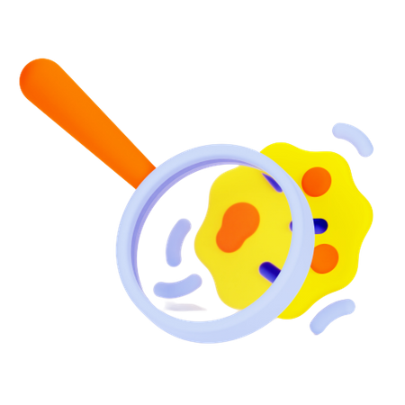 Bacteria Research  3D Icon