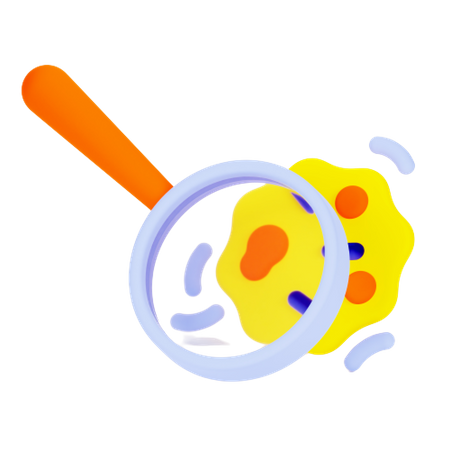 Bacteria Research  3D Icon